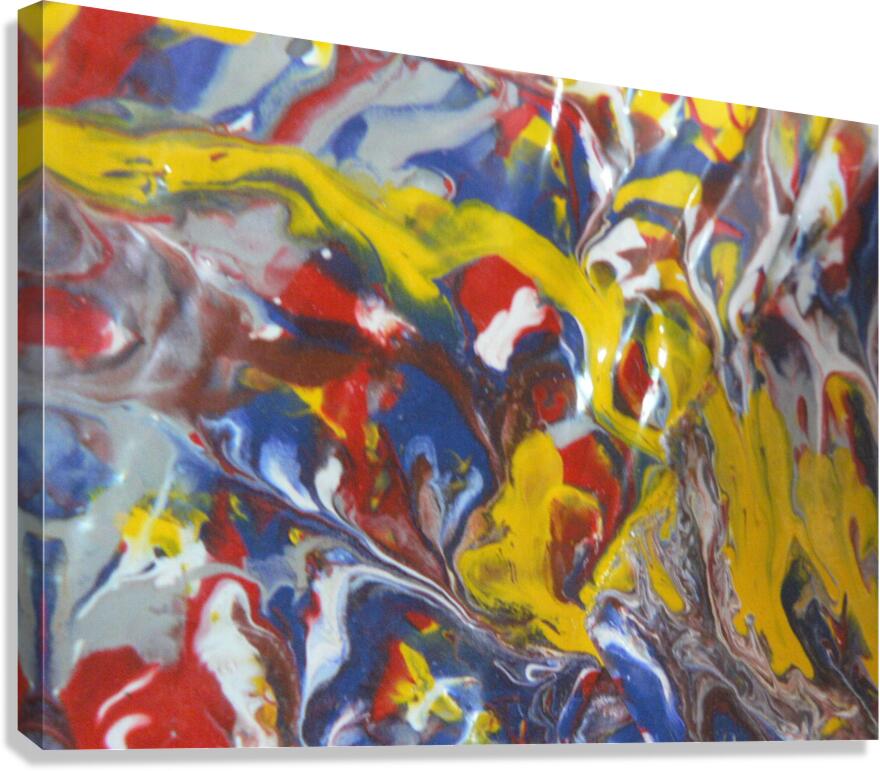 Primary Currents  Canvas Print