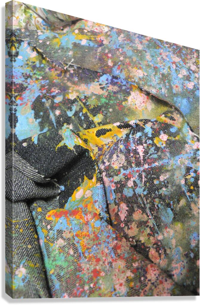 splash on fabric Canvas Print