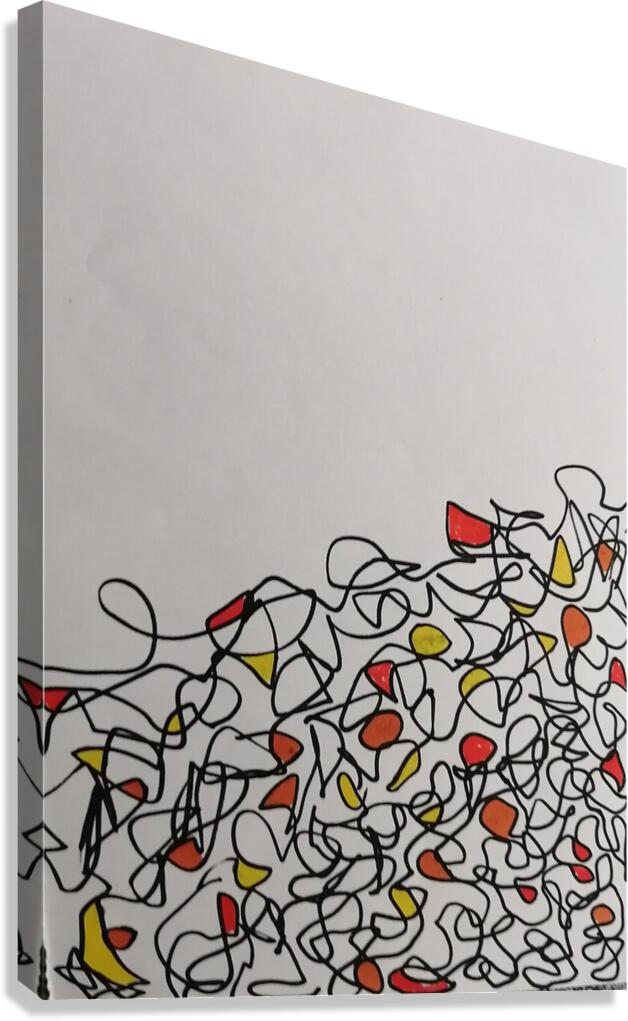 the red dots Canvas Print