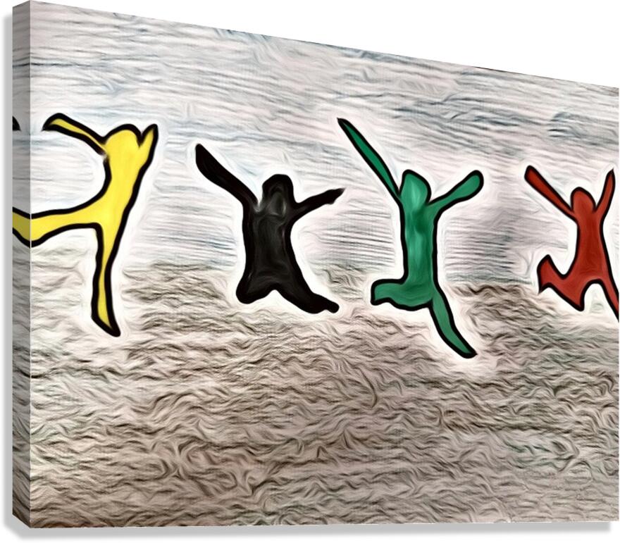 A Celebration of Movement Canvas Print
