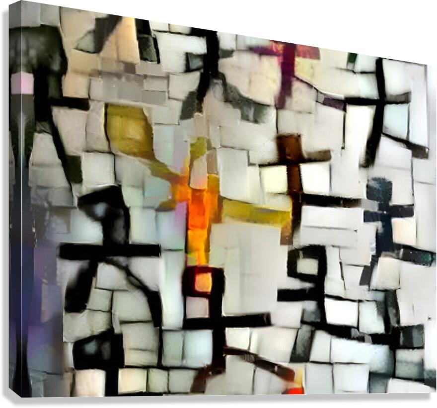 march blocks Canvas Print