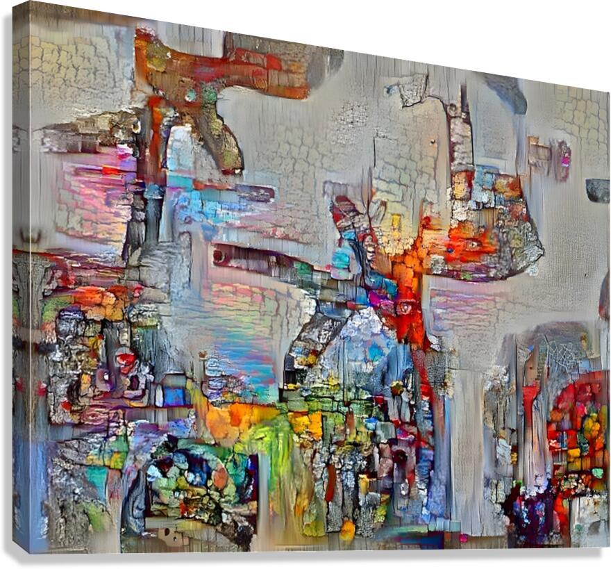 flair stick men Canvas Print