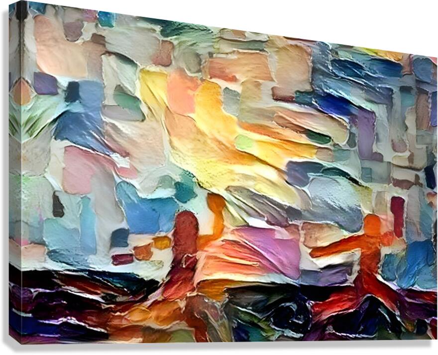 textured chase Canvas Print