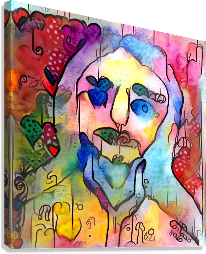 portrait different Canvas Print