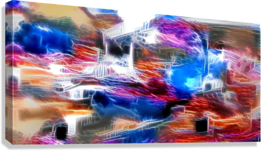 galaxy wheels Canvas Print