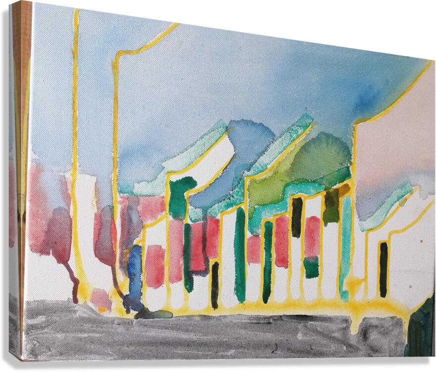 Architectural Abstraction Canvas Print
