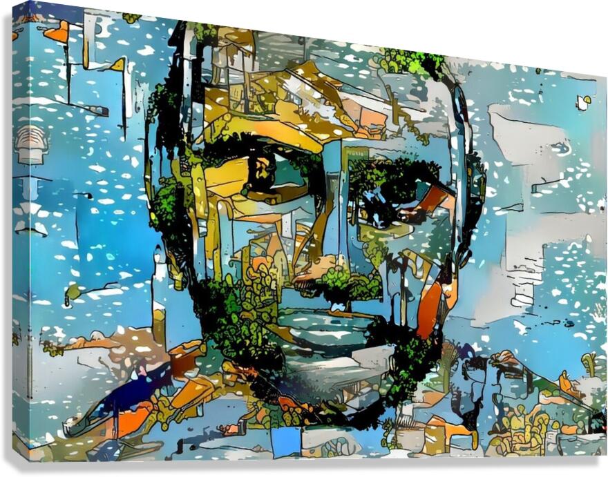 Botany Face Canvas Print