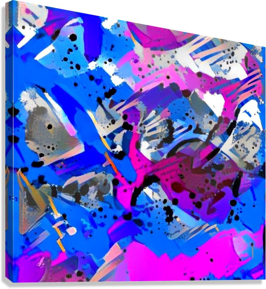 Electric Bloom Canvas Print