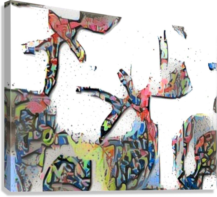 breaking apart Canvas Print