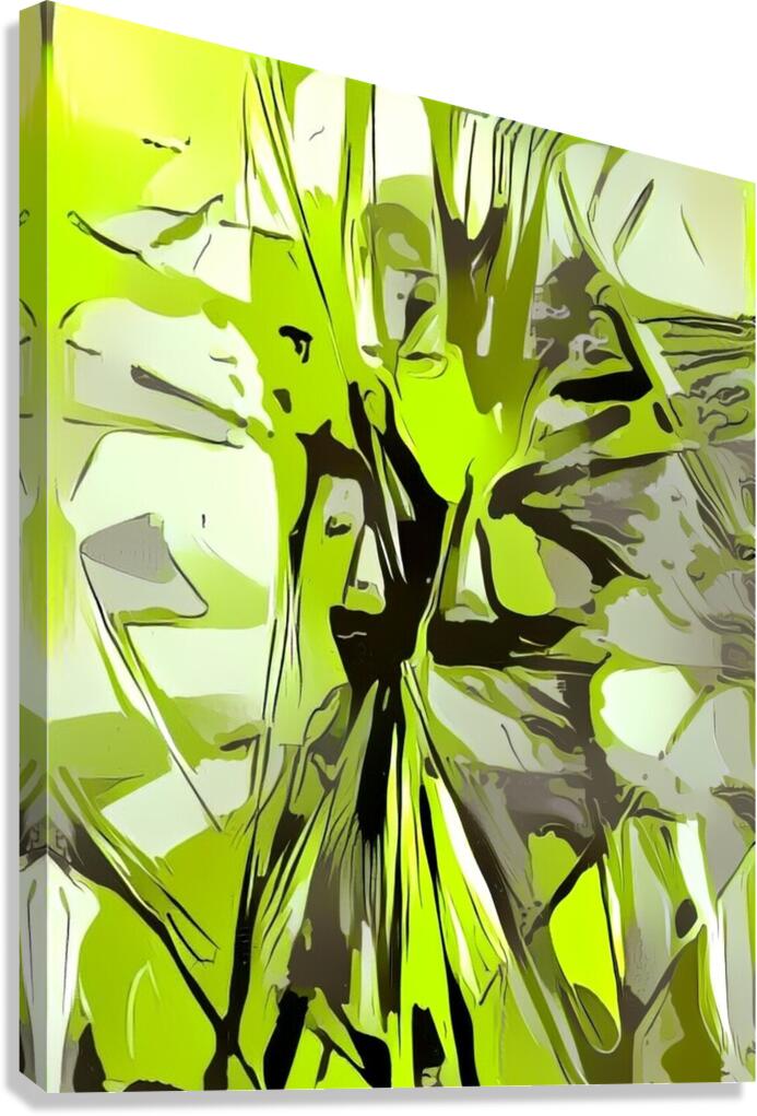 Electric Green Canvas Print