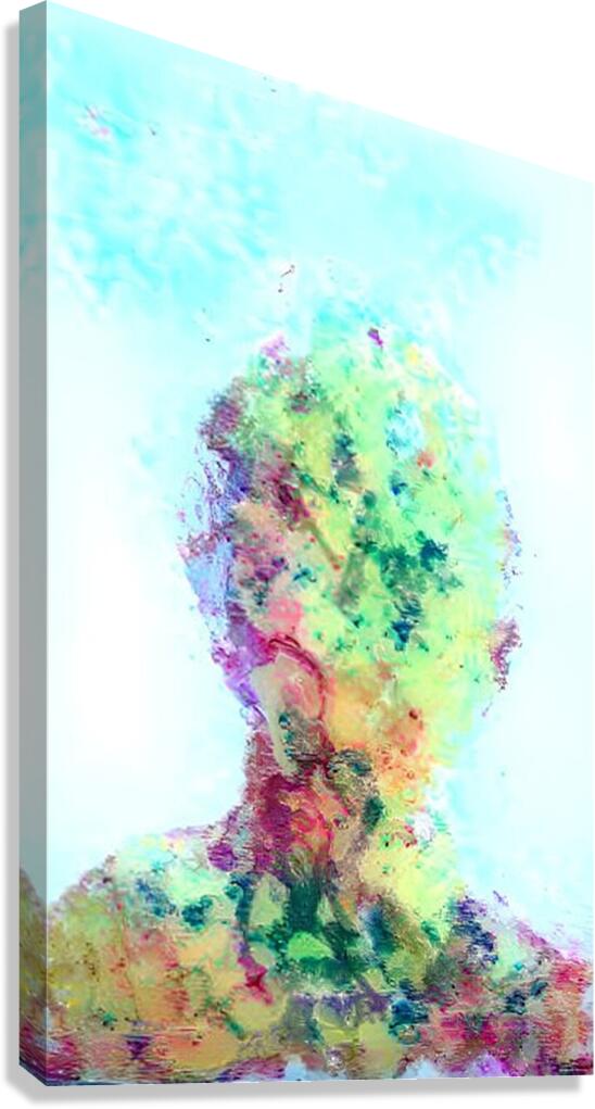A Fluid Portrait of the Self Canvas Print