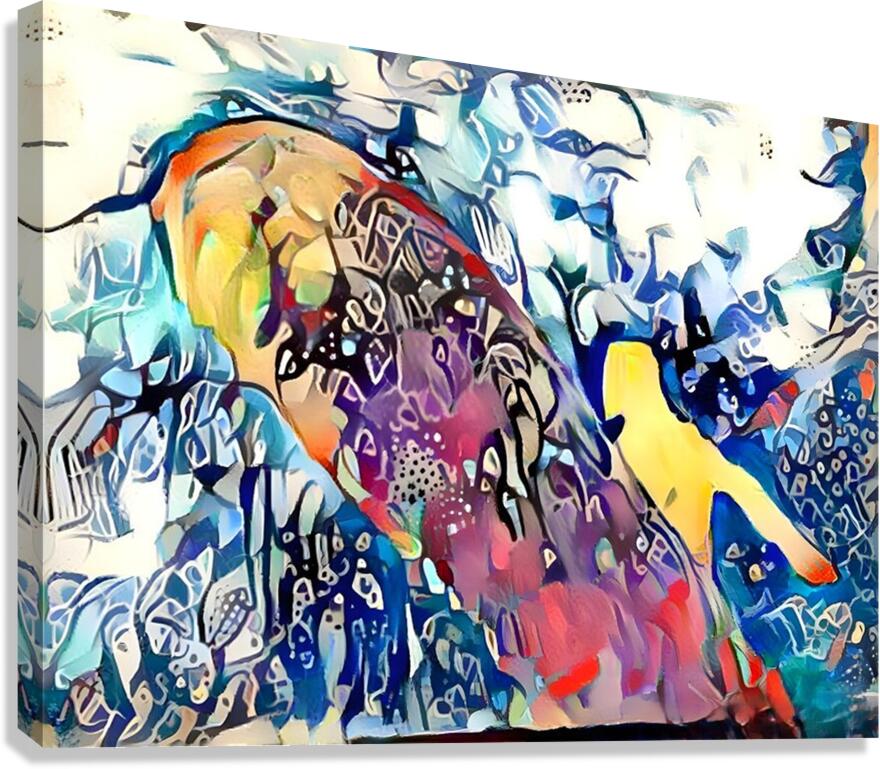 Kaleidoscopic Flow Canvas Print