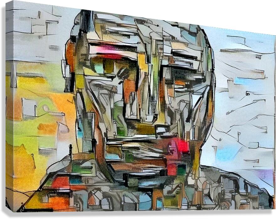 time zone 1 74 Canvas Print