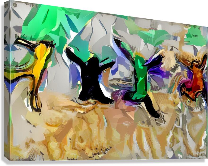 untilted 7 Canvas Print