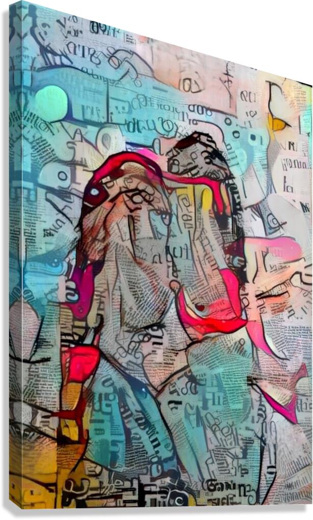 Narrative Figures Canvas Print