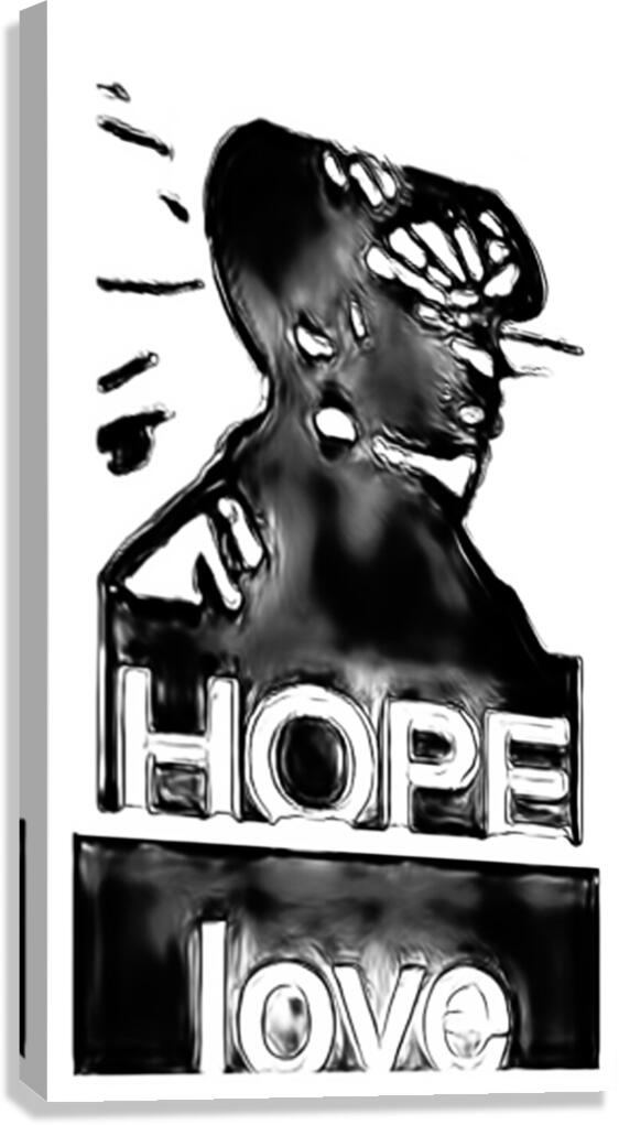 hope love Canvas Print