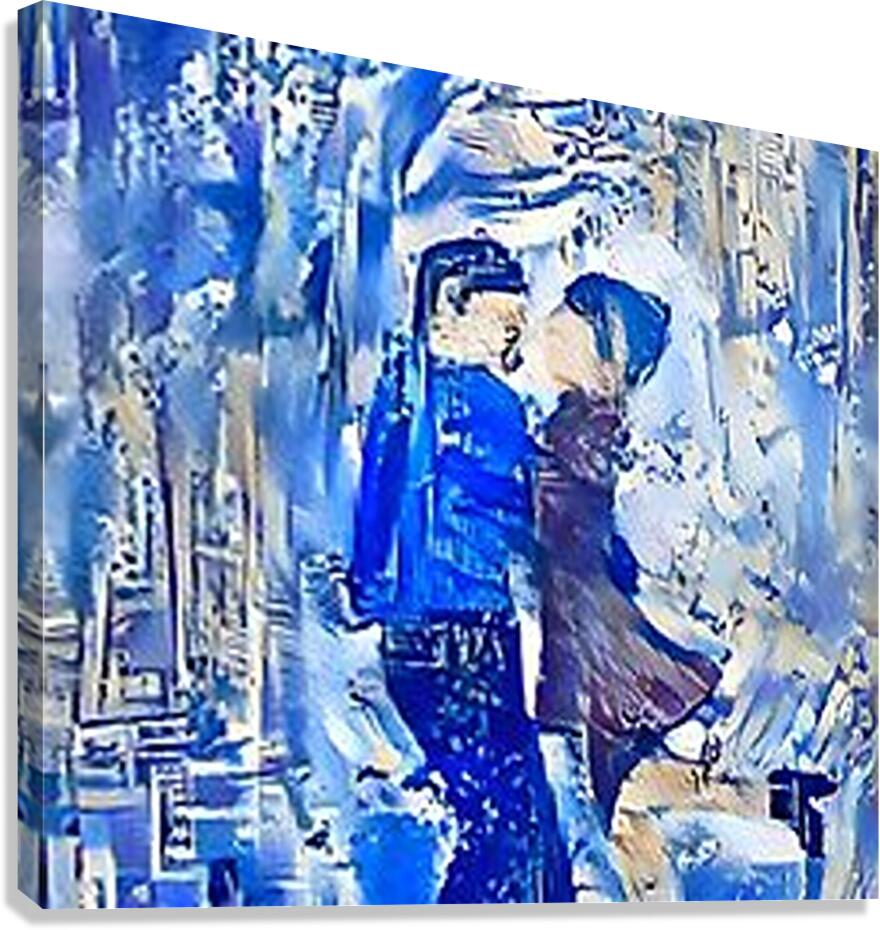 the lively dance Canvas Print