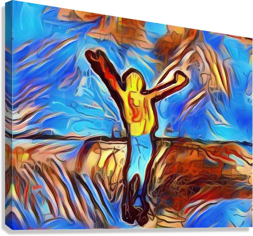 finding freedom Canvas Print