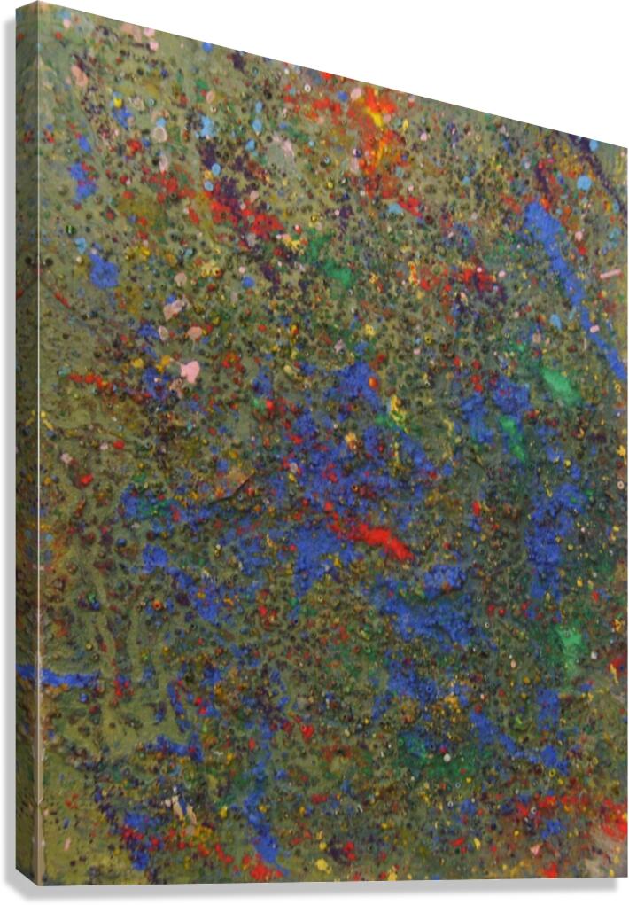 textured drip Canvas Print