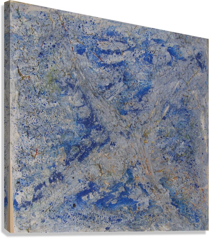 Blue blues Canvas Print