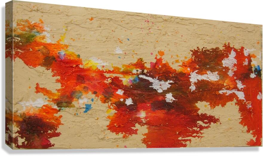 Landscape red Canvas Print