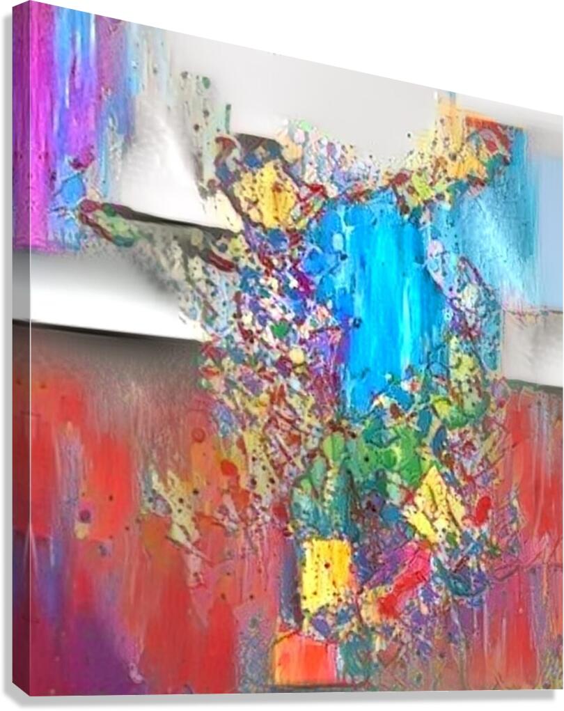 skateboard blues Canvas Print