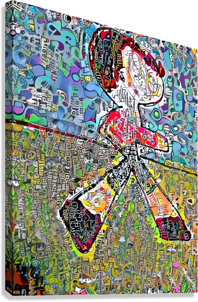 Stylized Figure Canvas Print