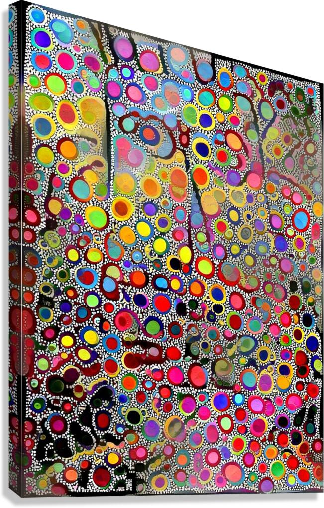 circle portrait Canvas Print