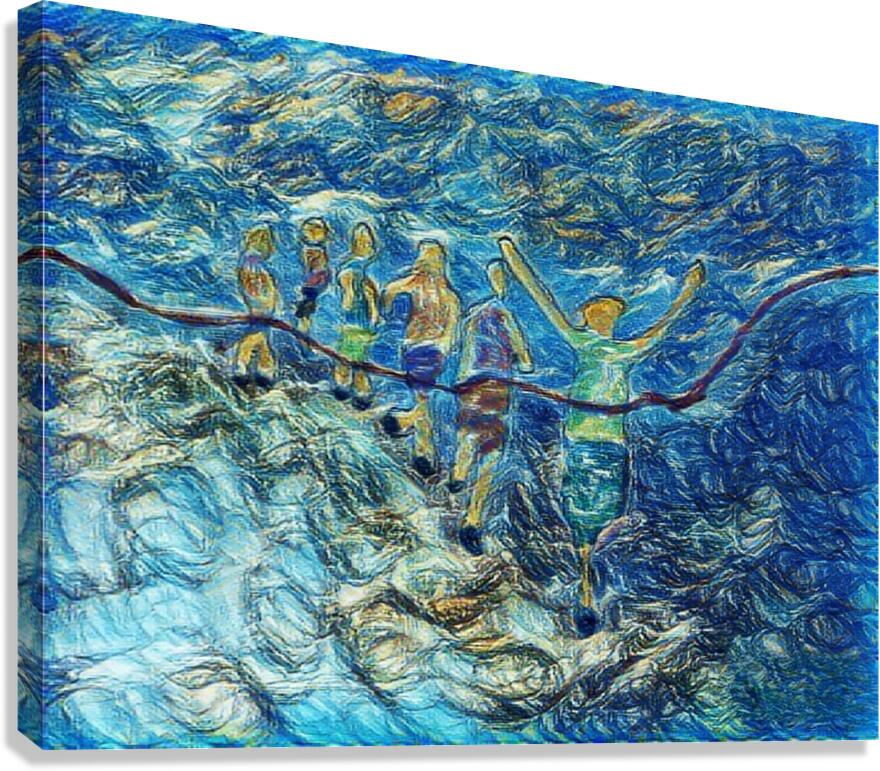 Group of friends Canvas Print