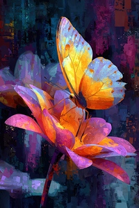 Abstract butterfly 4 by Infinite Wall Art