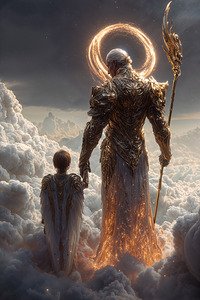 Father and son by Infinite Wall Art