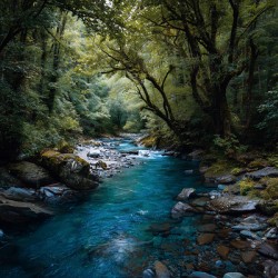 Wild forest river 2