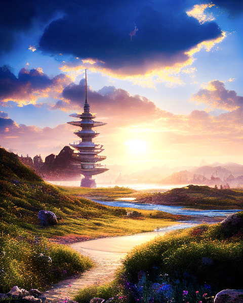 Sacred Sunset Print