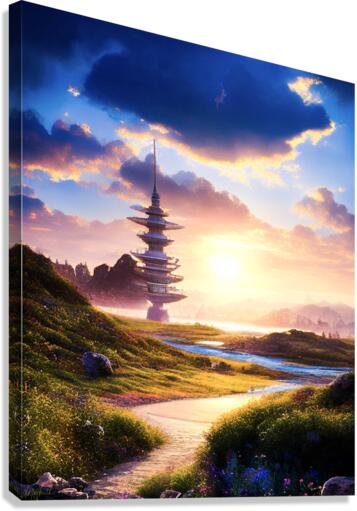 Sacred Sunset Canvas Print