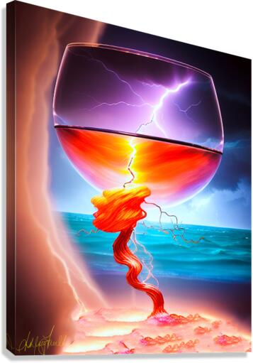 Tailspin Canvas Print