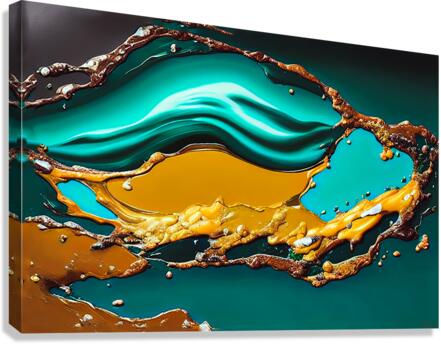 Chrysocolla Canvas Print
