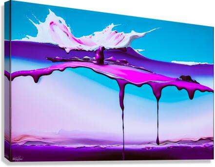 Purple Rain Canvas Print