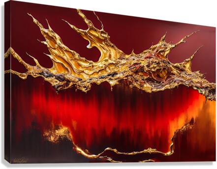 The Divide Canvas Print