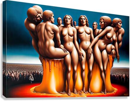 Judgement Canvas Print