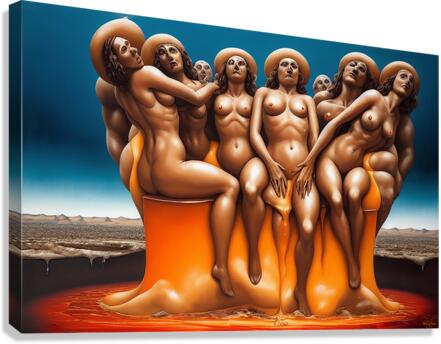 Plastic Society Canvas Print