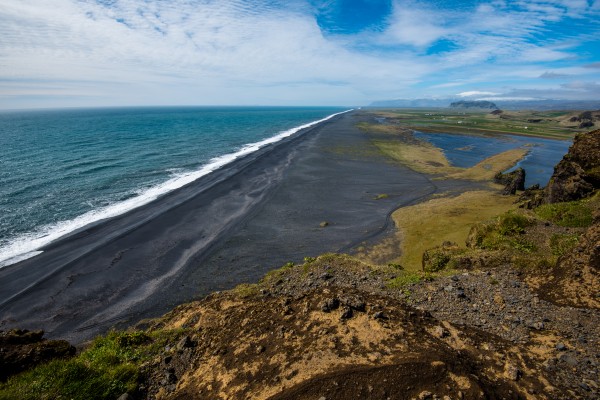 Black Sand Beach Print