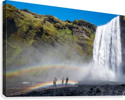 Dancing in Rainbows Canvas Print