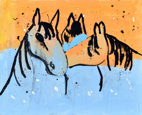 Horses.Davey K. Print