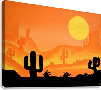 Sunset Desert. DaVere H Canvas Print