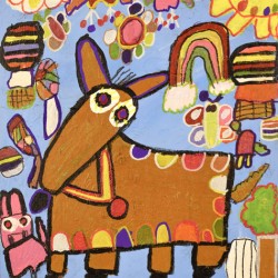 Dog at the Park. Emily D