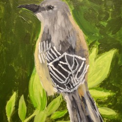 Mockingbird Sitting on a Tree. Allen E