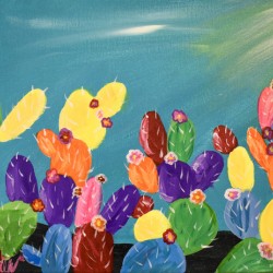 Rainbow Cactus. Ariana R