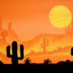 Sunset Desert. DaVere H