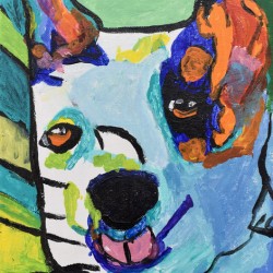 Sunset Dog. Lauren W