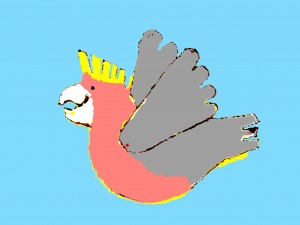 Happy Galah - Blue